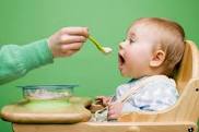 baby eating